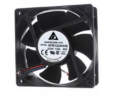台达AFB1224HHE-ROO 24V 0.45A 12CM 12038三线大风量散热风扇
