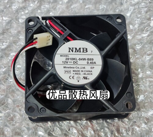 原装NMB 2810KL-04W-B89 12V 0.40A 7025 7CM 3线变频器散热风扇