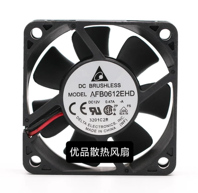原装台达AFB0612EHD 12V 0.47A 6020 2线机箱电脑6cm大风量风扇