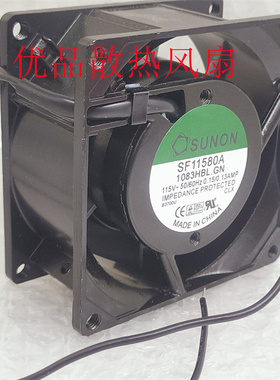 SF11580A-1083HBL.GN Sunon AC 风扇 115VAC 原装建准