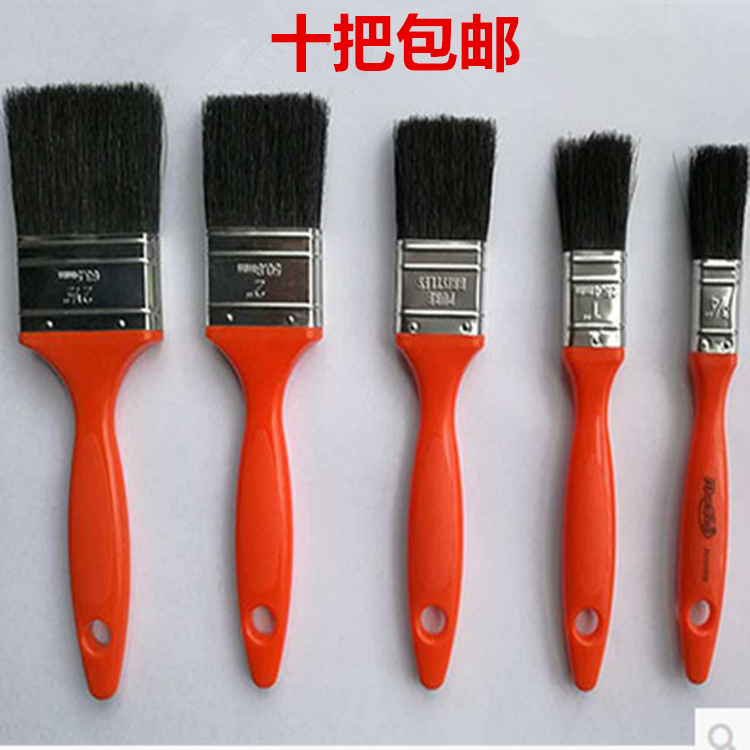 猪毛油漆刷加厚胶水烧烤不易