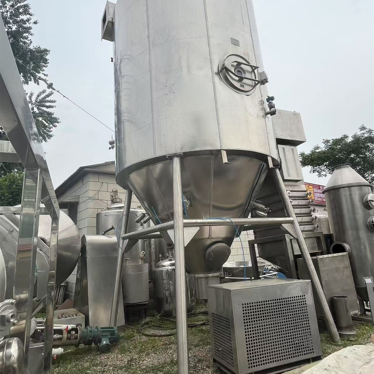 出售二手500型喷雾干燥机设备