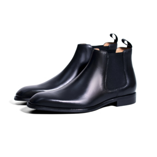壹植鞋 商务休闲增高英伦百搭高帮复古男靴马丁靴 履切尔西靴男士