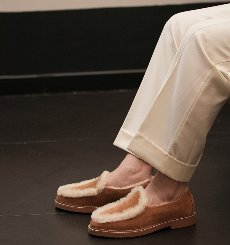 ZEYIMAKE便士乐福鞋男秋冬季