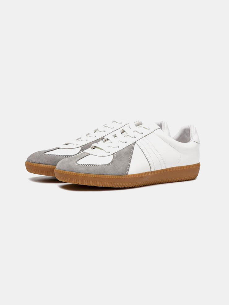 2023 Spring and Summer German Army Indoor Training Shoes Men's and Women's Moral Training Sports Shoes Handmade First Layer Cowhide White Shoes Couple