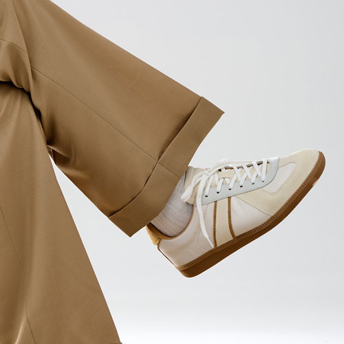 ZEYIMAKE壹植鞋履德训鞋男款夏季新款T头鞋真皮休闲软结构小白鞋