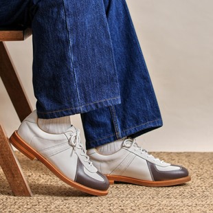 ZEYIMAKE壹植鞋履德训皮鞋男头层牛皮系带工装增高复古百搭休闲鞋