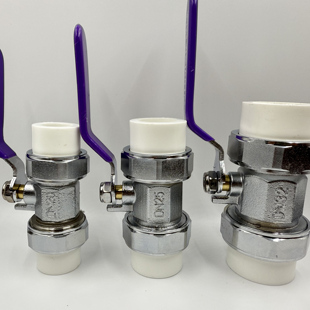 不锈钢双活接ppr球阀pe阀门热熔自来水高温球阀