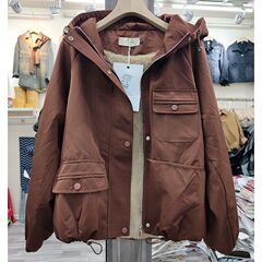 派克服外套冬季2024新款爆款加绒加厚棉衣棉袄女宽松防寒欧货上衣