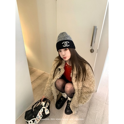 aaaaxbbb羊羔毛外套皮毛一体上衣