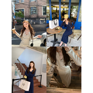 纯棉开衫 两色碎花针织套装 吊带长裙半身裙 埃洛伊丝花园 aaaaxbbb