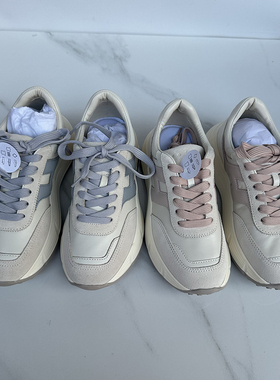 外贸原单厚底圆头系带厚底女鞋休闲鞋运动鞋35-39码复古百搭舒适