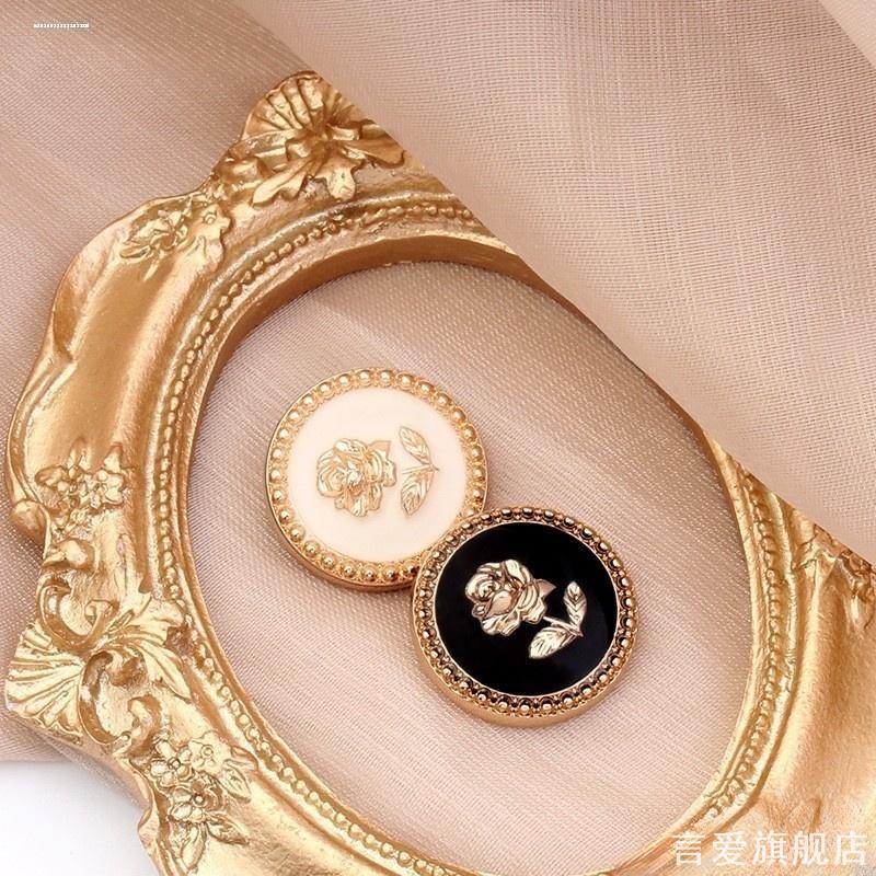 小香风高端扣子羊绒复古高档大衣