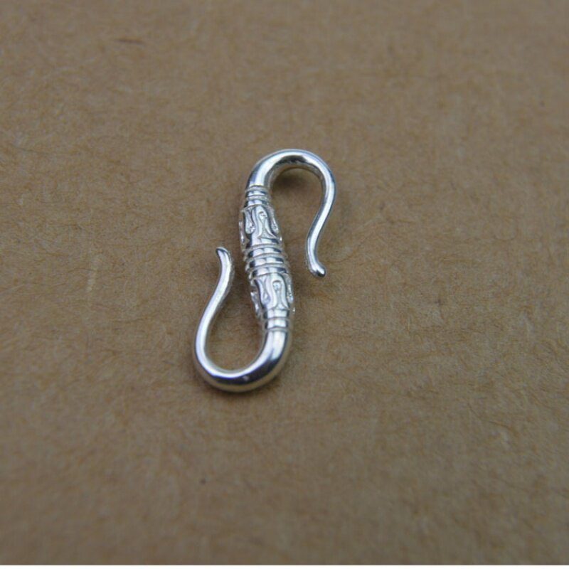 925银s扣连接扣环s勾diy配件手链项链接头扣子链条链子复古扣头