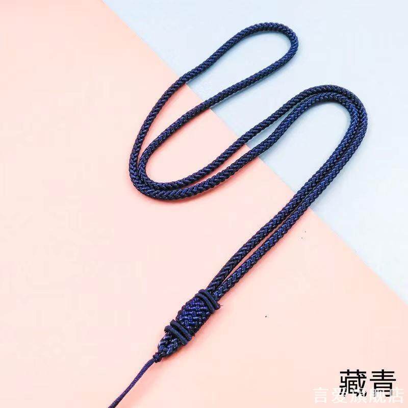 细款项链绳翡翠玉佩玉坠貔貅黄金吊坠挂绳男女挂件绳子红黑挂坠绳