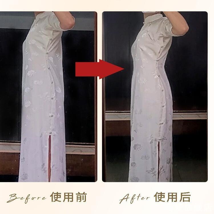 旗袍收腰神器松紧带纽扣束腰带