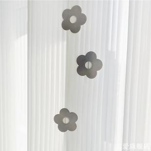 磁吸式窗帘配重块纱帘防飘坠飘窗白纱薄纱门帘加重防风配重条扣