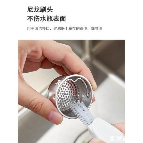 三合一缝隙三合一清洁杯盖刷家务硅胶胡萝卜细口瓶刷门窗餐具除尘