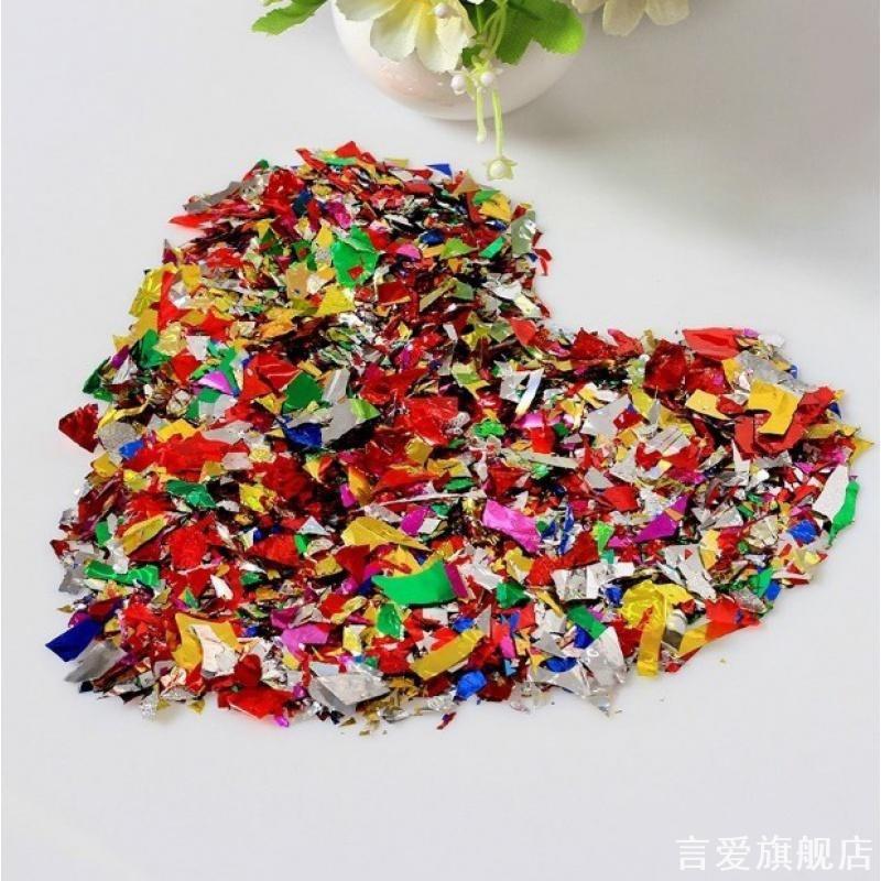 礼花彩带彩纸手抛花撒碎纸碎片图片