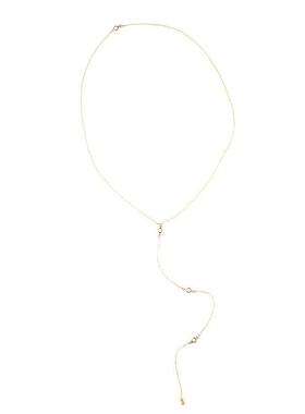 新款新娘饰品简约镶钻长款露背