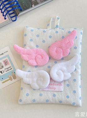 日系二次元可爱古早y2kins徽章文创天使翅膀胸针包包痛包玩偶装饰