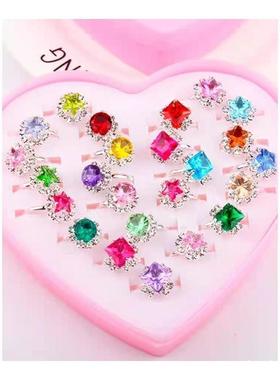 新品儿童宝石戒指仿水晶钻石摆件