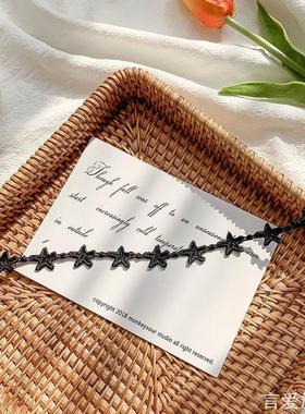 韩版百搭choker项链女学生锁骨链