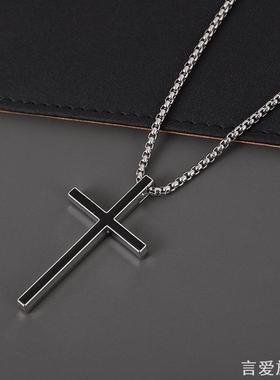 新款小众朋克暗黑复古女十字架