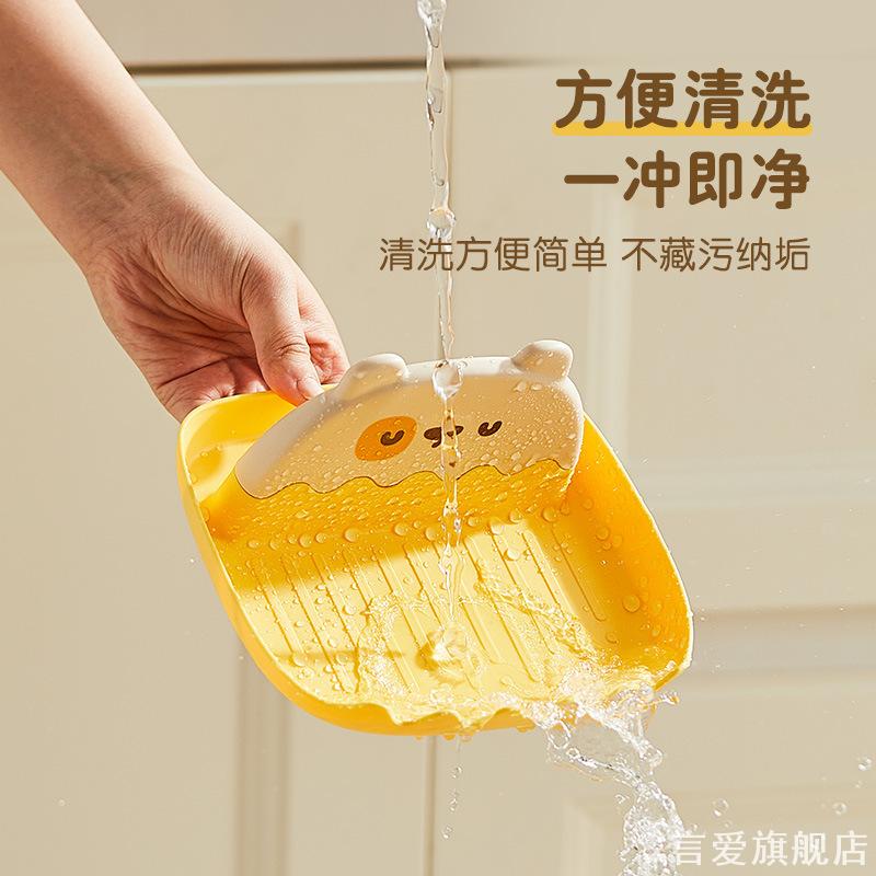 透明托架神器家用锅盖铲子厨房用放置橱柜架锅塑料汤勺桌面式可爱
