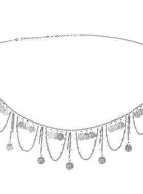 印度舞蹈复古钱币流苏腰带腰链