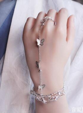 中国风古风铃铛手镯有声森系风铃