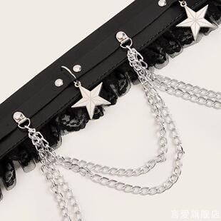爵士舞腰饰轻哥特穿搭亚文化腰链y2k高级感复古链条腰带女配裙子