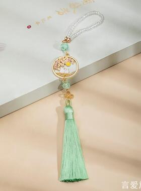 手工旗袍压襟挂饰古风饰品兔子