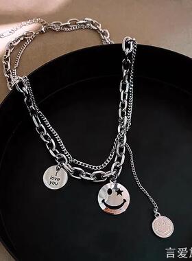 男童街舞潮酷儿童古巴项链小男孩