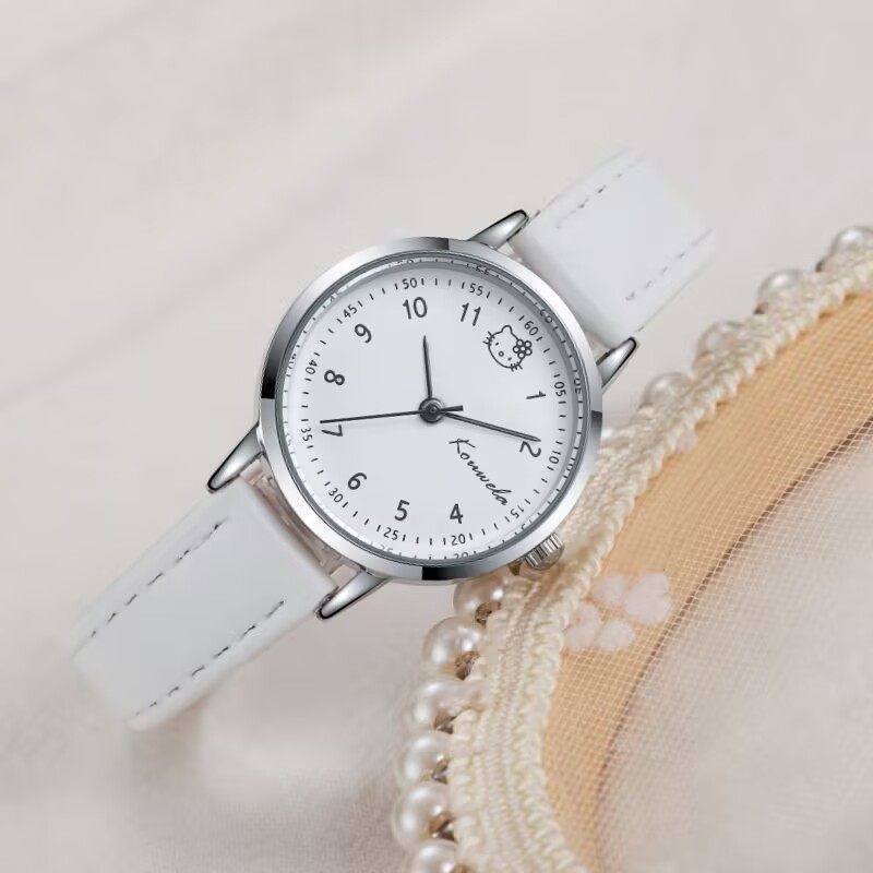 儿童手表女孩女童可爱卡通简约气质初中小学生时尚潮流考试石英表,手表,国产腕表,淘宝优惠券,粉丝福利购,淘宝优惠卷