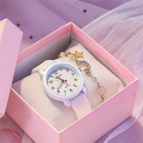 高颜值卡通手表女孩夜光