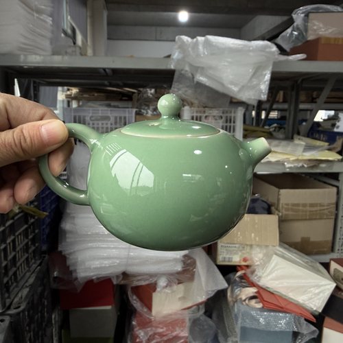藏瓷阁天下龙泉功夫茶具茶壶泡茶名家半手工青瓷单人小容量西施壶