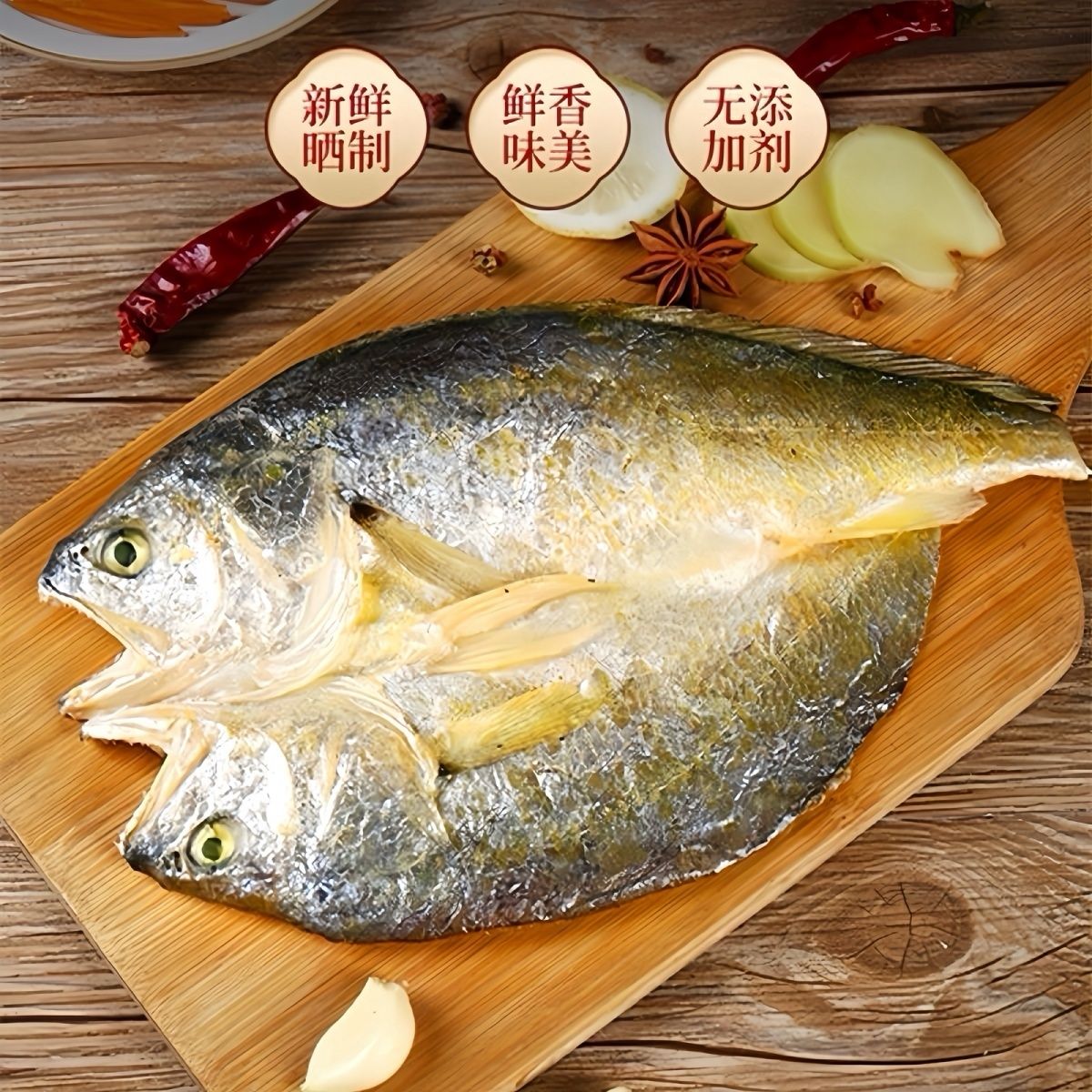 温州鱼干特产东海咸鱼食用农产品