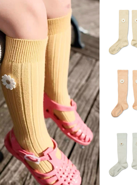 现货法国Collegien2025新款宝宝袜子春秋埃及长绒女童中筒袜