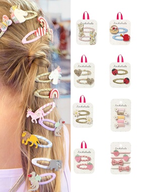 童心家现货英国rockahula 26ss女童发夹发圈发绳收纳生日儿童发饰