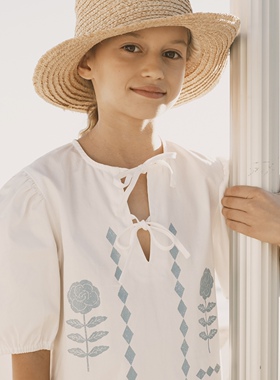 Tiny cottons SS26春夏儿童可爱吊带裙儿童连衣裙轻薄透气