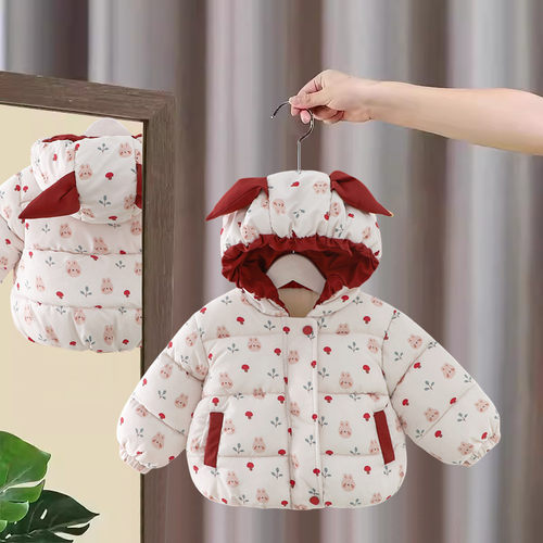 女童羽绒棉服外套冬装童装