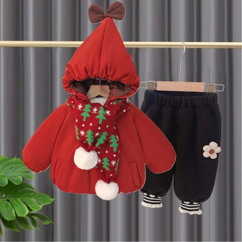 女童冬装套装2026新款洋气女宝宝棉服裤子两件套儿童冬装夹棉外套,童装/婴儿装/亲子装,套装,淘宝优惠券,粉丝福利购,淘宝优惠卷