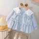 上衣春装 婴儿网红时尚 女宝宝2026新款 女童洋气宽松小香风外套春季