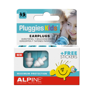 荷兰Alpine儿童宝宝专用耳塞游泳防水洗澡耳塞飞行坐飞机降噪睡眠