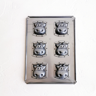 【现货】吉田YOSHIDA 可爱牛牛6连玛德琳不沾蛋糕模