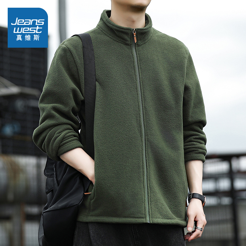 真维斯百搭日常摇粒绒外套