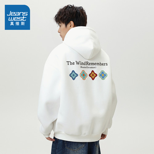 真维斯男装民族风刺绣潮流卫衣