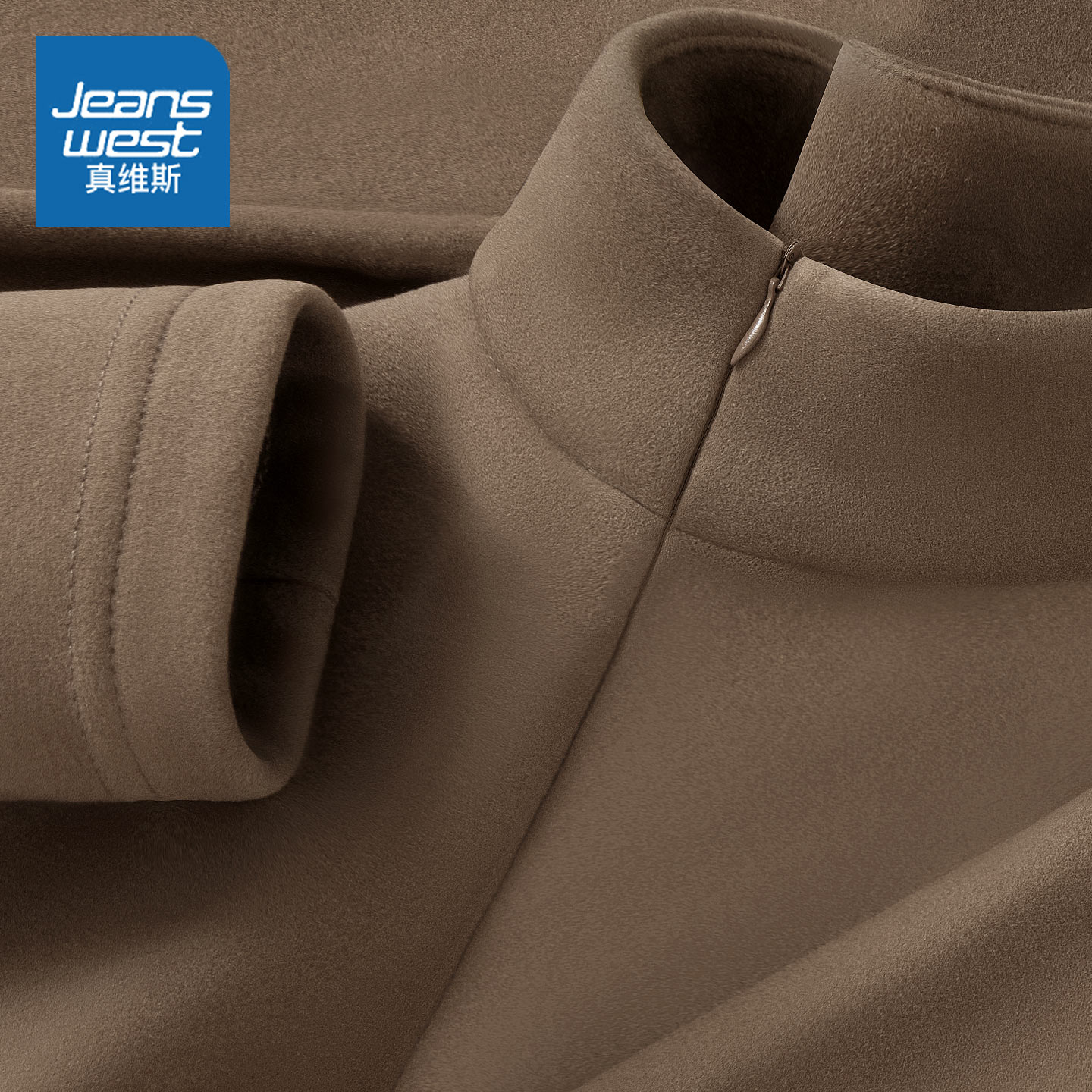 真维斯咖色打底衫女2025新款t恤