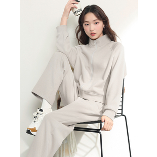 美式 KWV真維斯衛(wèi)衣外套女2025新款 上衣女 開衫 女士春秋款 爆款 短款